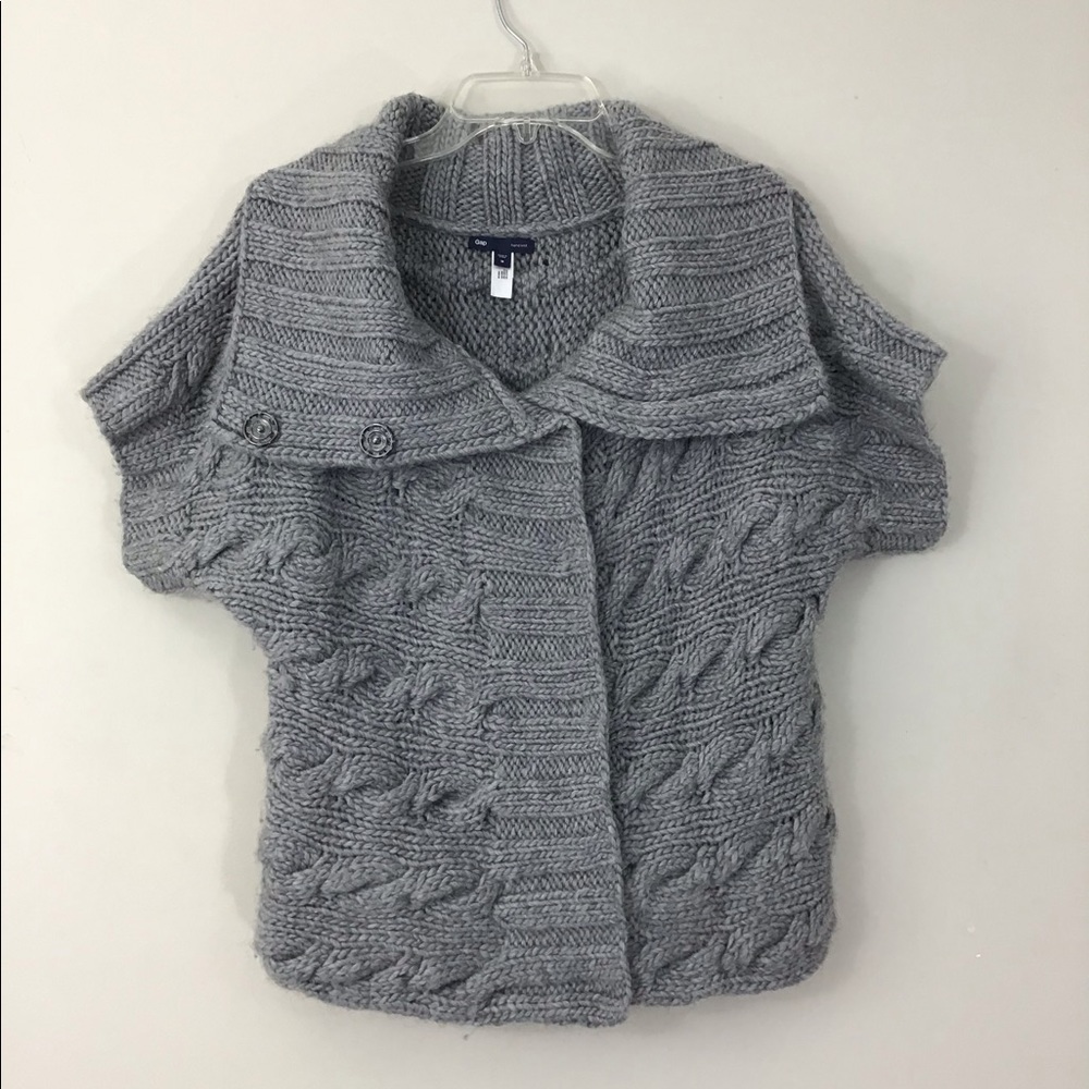 Hand Knit Chunky Wool/Alpaca Blend Sweater Sz M